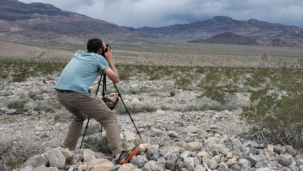 Photographer Tyler W. Green in Death Valley National Park