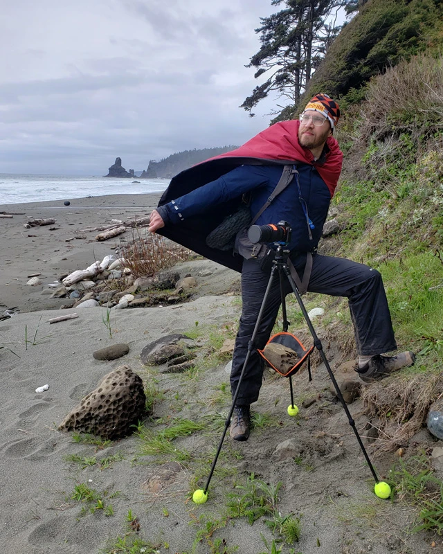 Photographer Tyler W. Green on the Washington coast